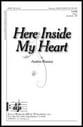 Here Inside My Heart SATBB choral sheet music cover